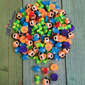 50pc Sea Life Mini Erasers Mix